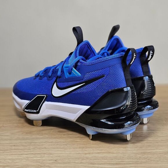 Nike Force Zoom Trout 9 Elite Blue Black Men's Baseball Cleats Shoes FN7229-400 - Picture 12 of 14